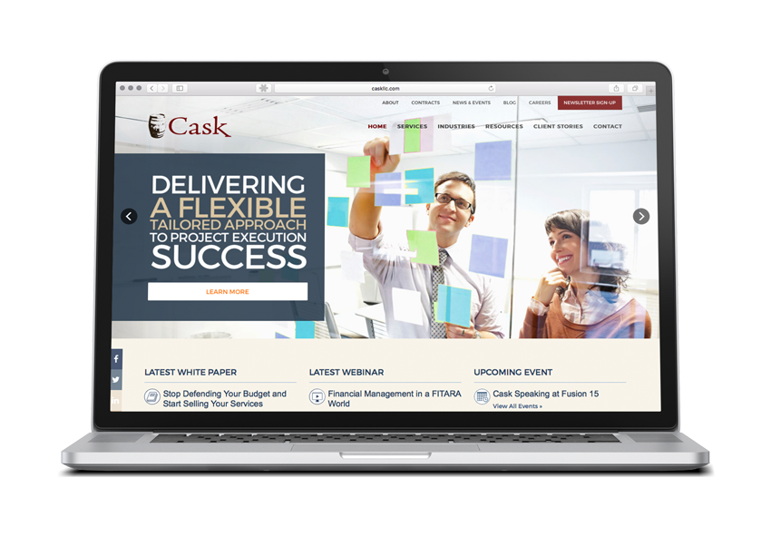 Cask B2B Website Design